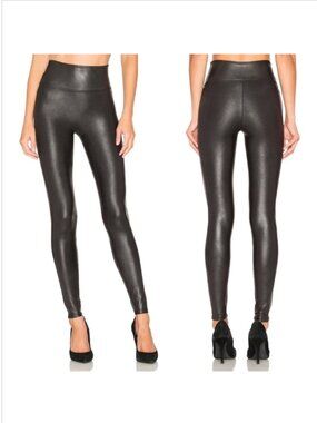 Spanx Faux Leather Leggings in Black